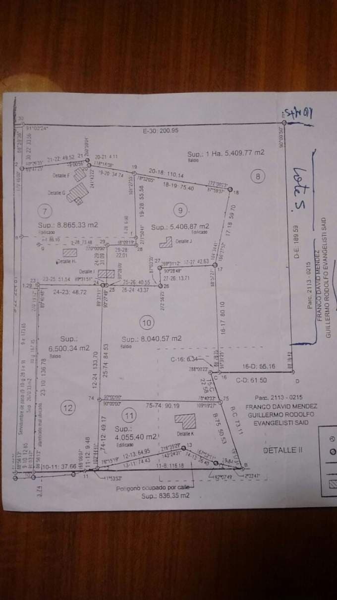 VENTA LOTE EN FALDA DEL CARMEN - Imagen 1