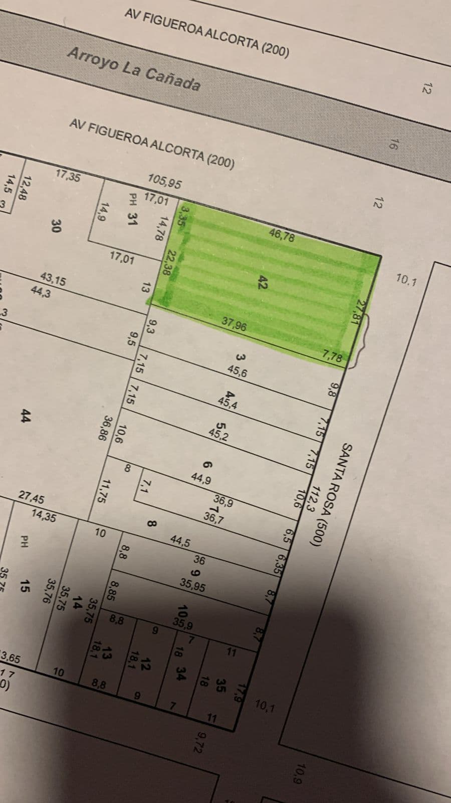 TERRENO EN VENTA SOBRE CAÑADA Y SNTA ROSA - Imagen 1